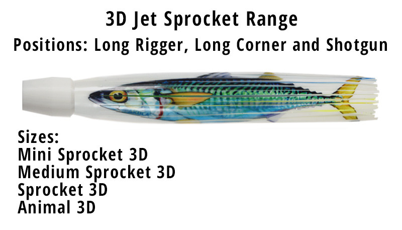 Pakula Sprocket 3D Fish Print Lure - Large