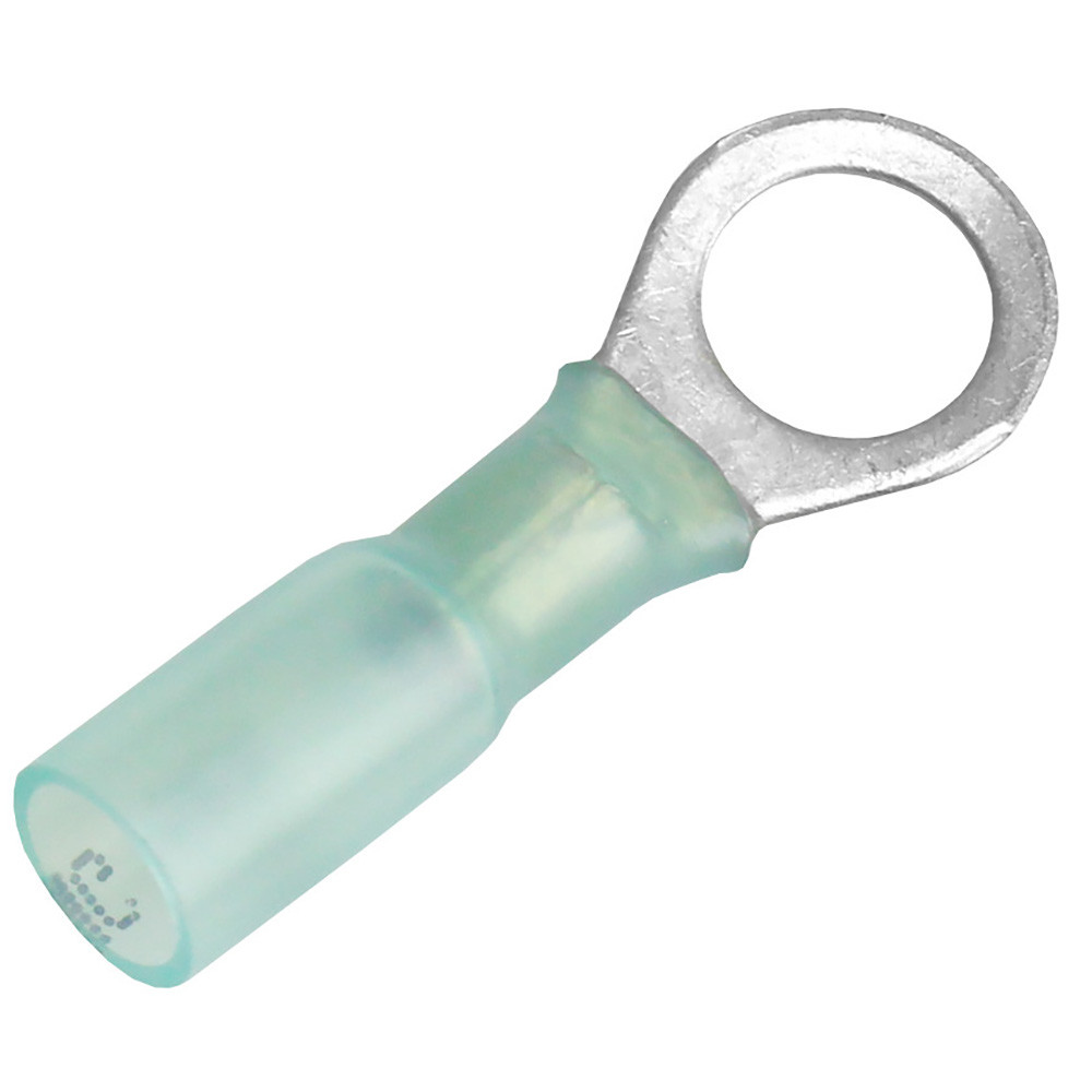 Pacer 16-14 AWG Heat Shrink Ring Terminal - 5\/16" Stud Size - 100 Pack
