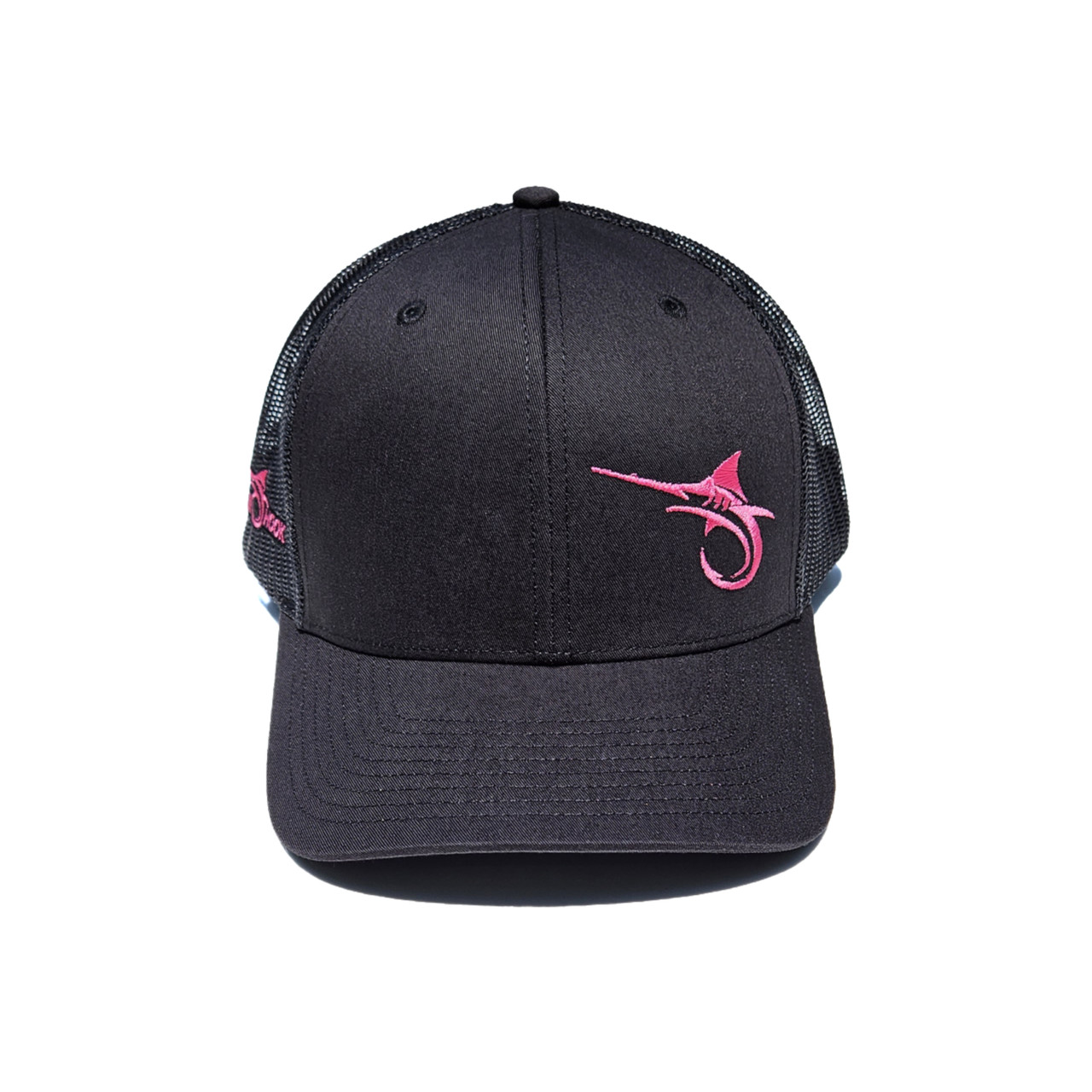 Marlin Hook Trucker Hat - Black/Pink