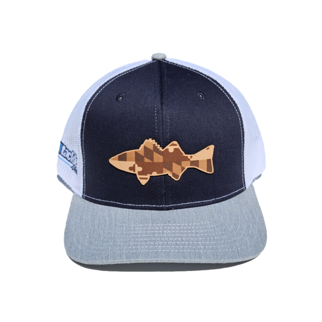 Alltackle Hat - Maryland Flag Rockfish - Navy White Gray