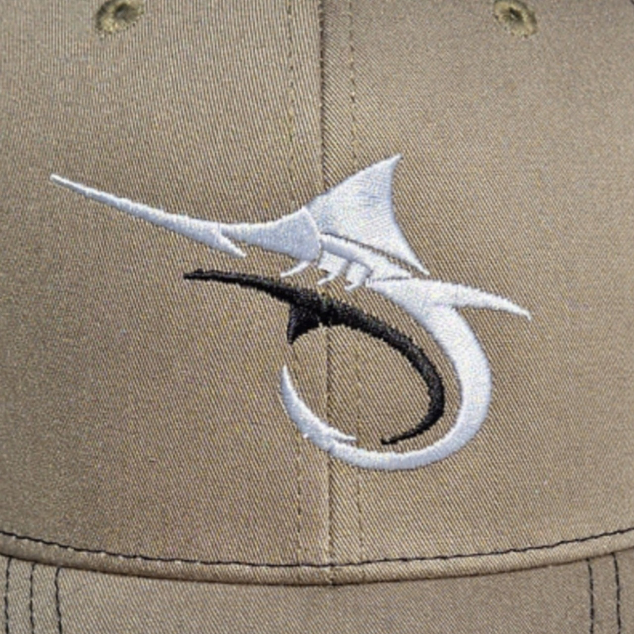 Marlin Hook Trucker Hat - Brown Black