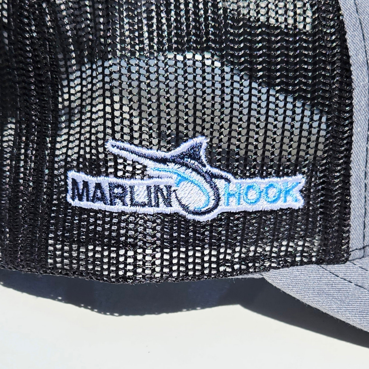 Marlin Hook Trucker Hat - Heather Gray