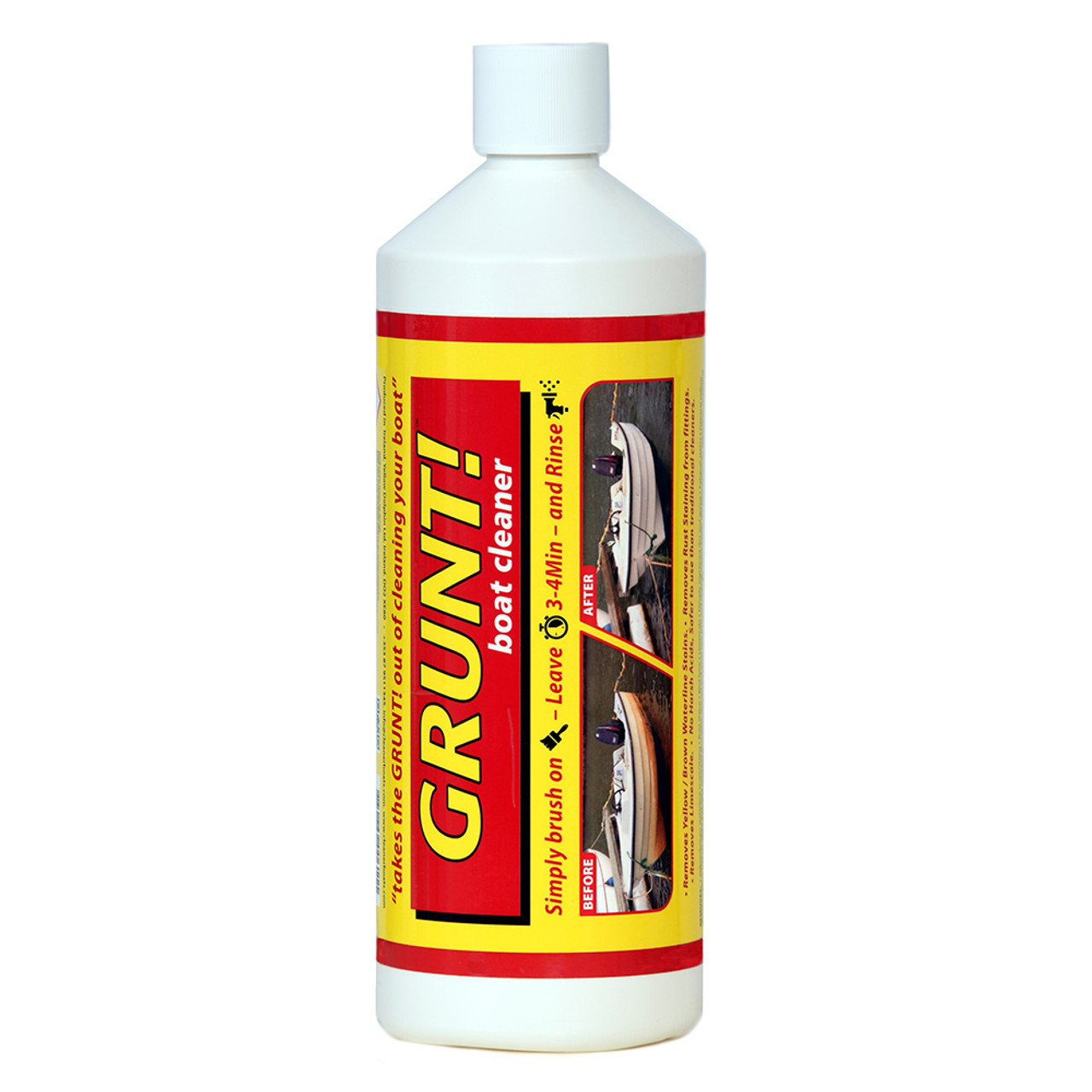 GRUNT! 32oz Boat Cleaner - Removes Waterline  Rust Stains