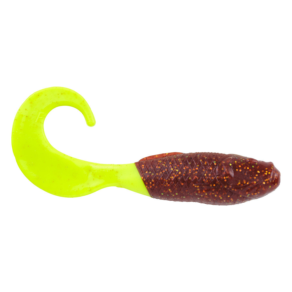 Berkley Gulp! Saltwater Swimming Mullet - 4" - Root Beer Gold\/Chartreuse