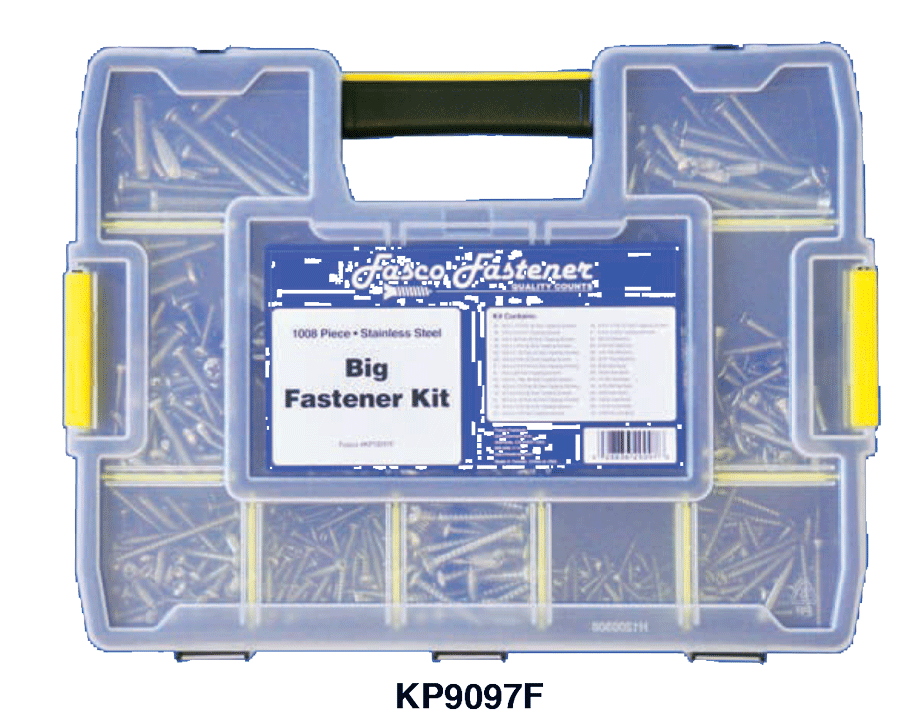 Fasco Big Fastener 1008 Piece Assortment