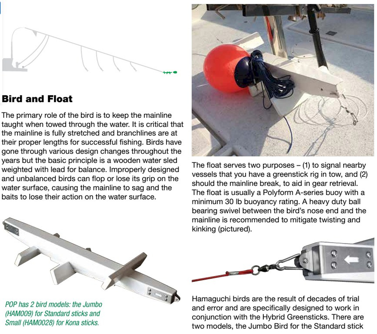 Hamaguchi Greenstick Bird - Medium 34" 12lb