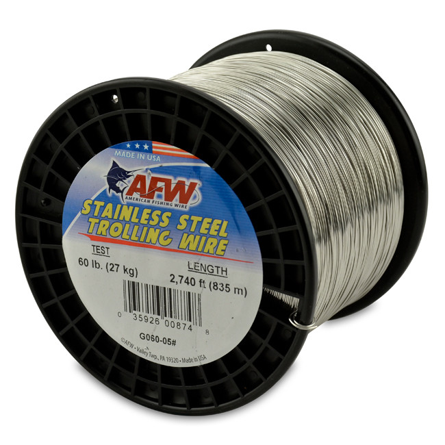 American Fishing Wire SS Trolling Wire 5 Pound Spool Test: 60