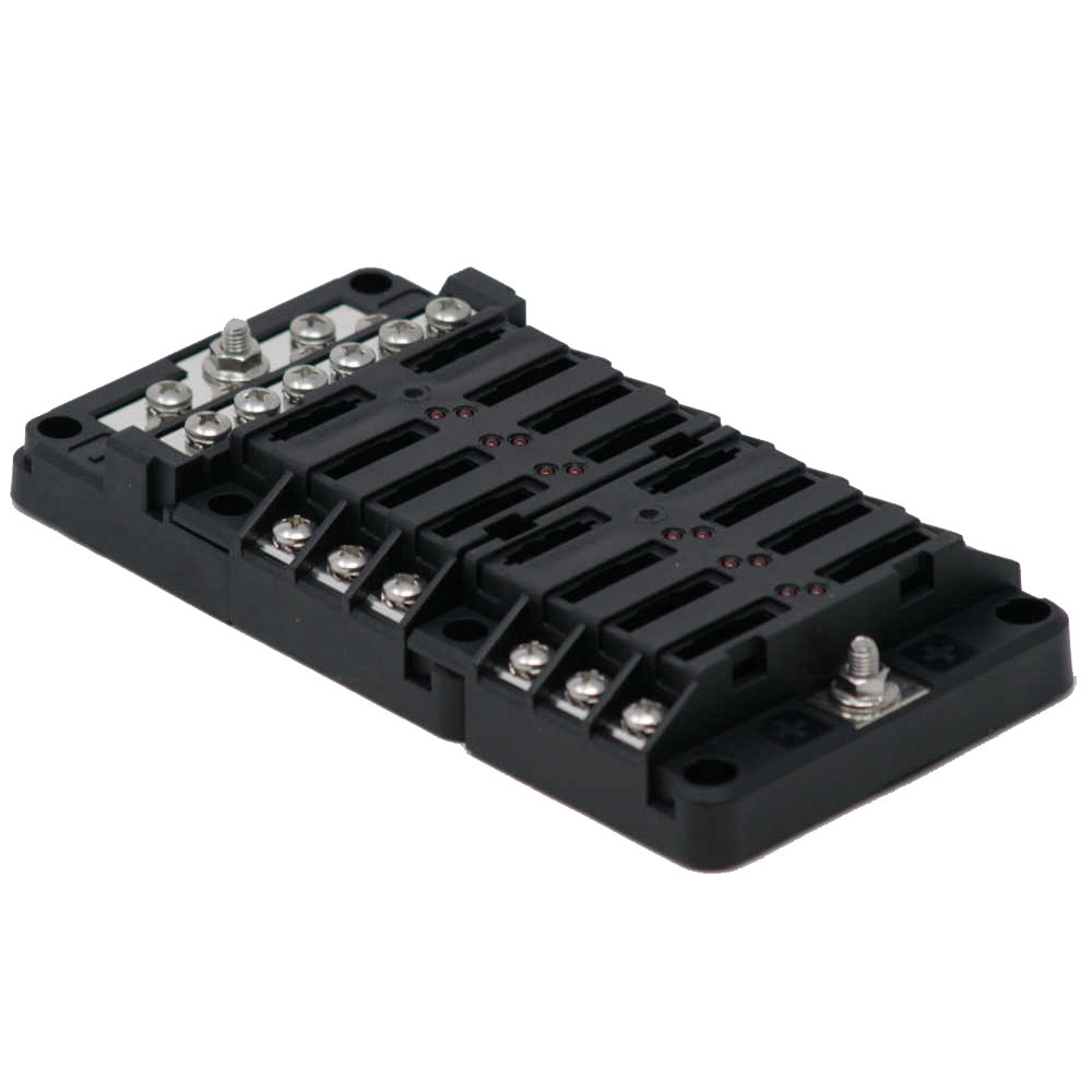 Egis RT Fuse Block 12 Position w\/Ground  LED Indication