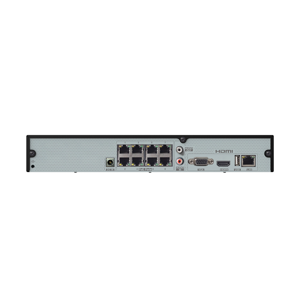 Speco 8 Channel 4K Recorder w\/Smart Analytics - 8 Built-In POE Ports