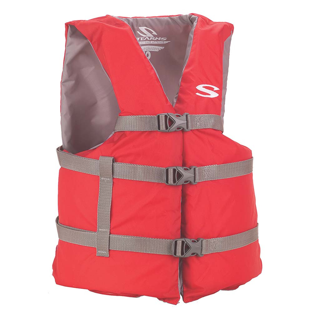Stearns PFD 2001 Adult Boat Universal Red Display f\/Adults Over 90lbs - Chest Size Of 50"