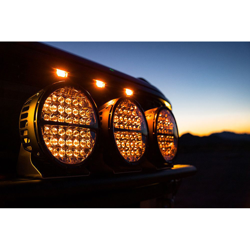RIGID Industries 360-Series RGBW 9" Offroad Lamp Spot Beam w\/RGBW Backlight Pods - Single