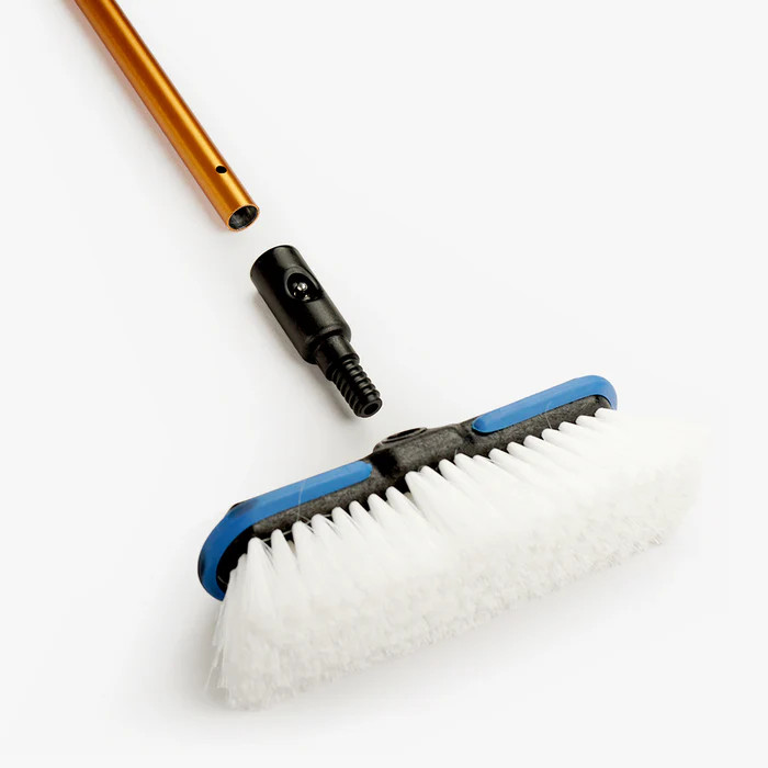 Aftco Aluminum Handle Deck Brush - Gold