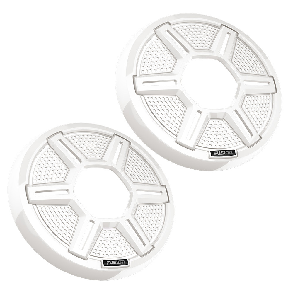 Fusion Apollo 6.5" Shielded White Speaker Grilles (Pair)