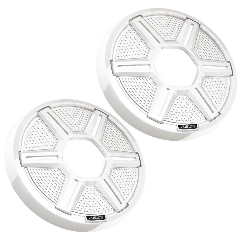 Fusion Apollo 7.7" Shielded White Speaker Grilles (Pair)