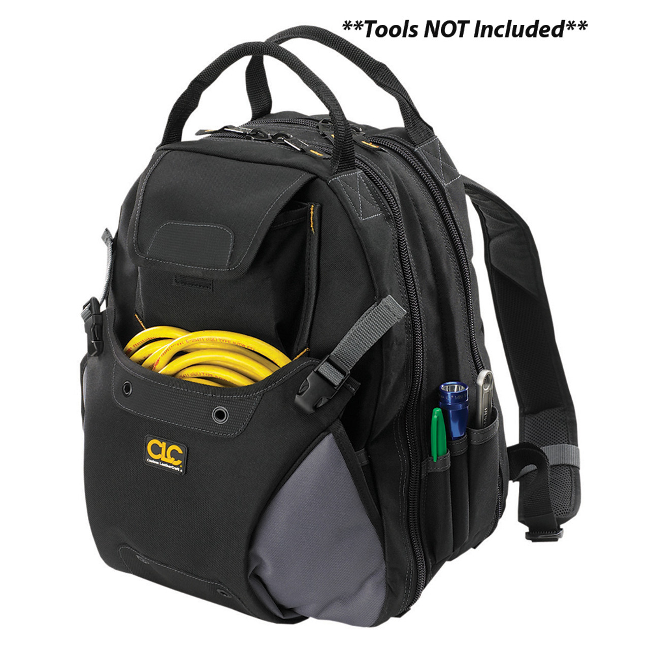 CLC Deluxe Tool Backpack, Black