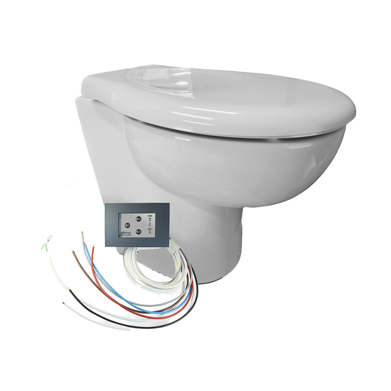 Albin Group Ultra Slim Premium Standard 12V Toilet