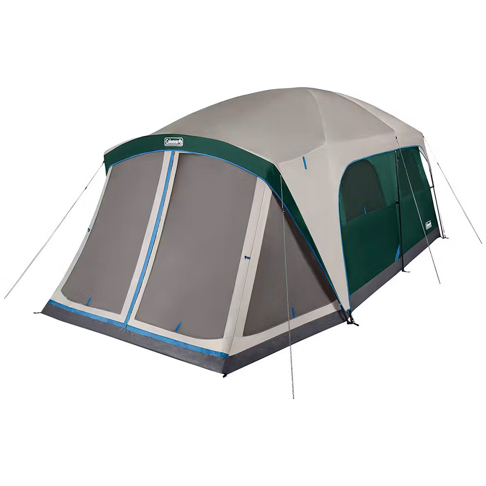 Coleman 12-Person Skydome Camping Tent w\/Screen Room - Evergreen