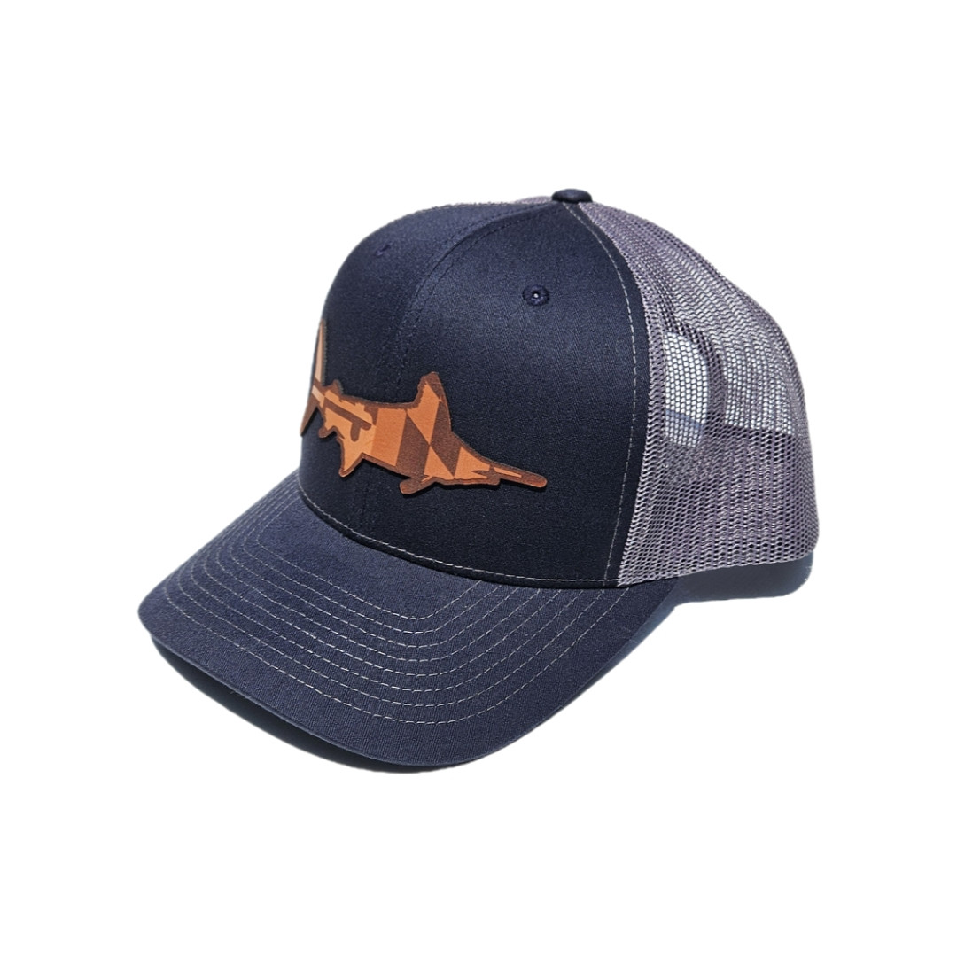 Alltackle Hat - Maryland Flag Blue Marlin - Navy