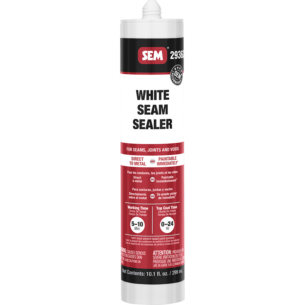 SEM 1K Seam Sealer - 10.1oz Tube - White