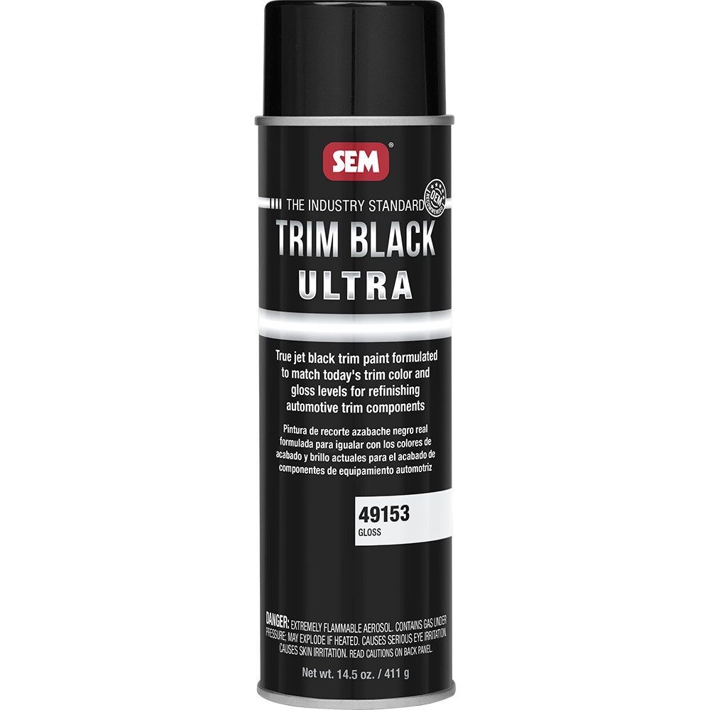 SEM Trim Black Ultra - 20oz Aerosol Can - Gloss Finish