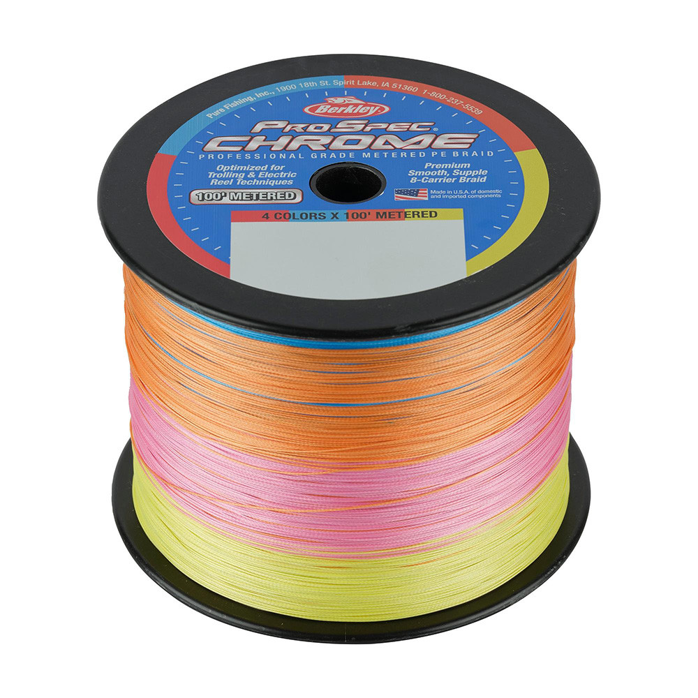 Berkley ProSpec Chrome 4 x 100' Metered Braid - 30lb - 3500yd