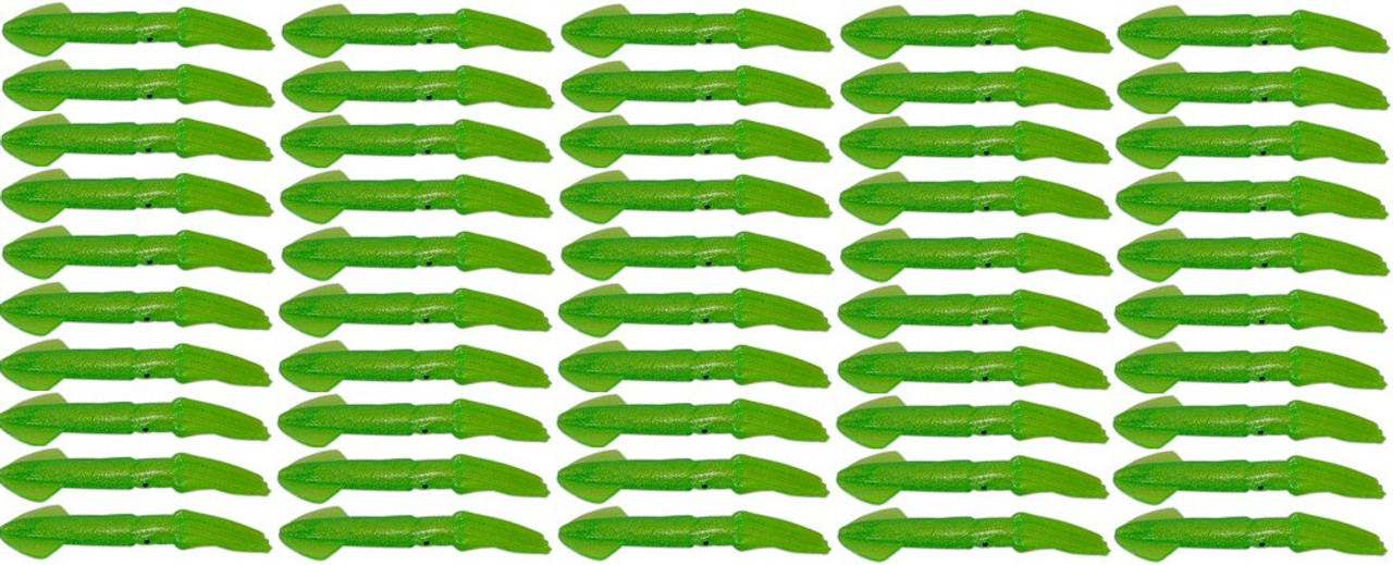Squidnation Mauler Squid 9" Green - 50 Pack (SQU9G-50)