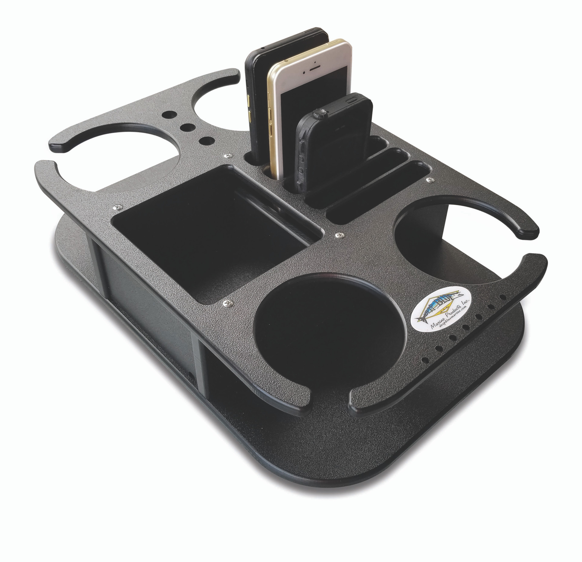 Deep Blue Marine 4 Drink and Cell Phone Holder Black (BH4CELLB) from