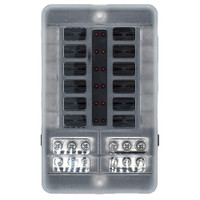 Bluewater 12 Position Fuse Block w\/LEDs
