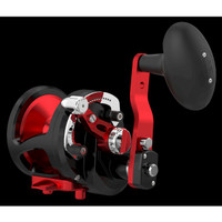 Avet Reel - MXJ 6/3 RAPTOR PLUS Two Speed w/ Guide Plate - Black/Red