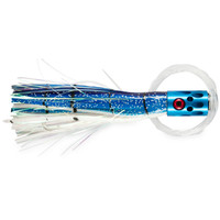 Billy Baits Magnum Turbo Whistler Lure Blue/White Skirt - Rigged