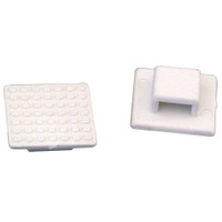 Weld Mount AT-3 Small White Nylon Wire Tie Mount - Qty. 100 Weld Mount AT-3 Small White Nylon Wire Tie Mount - Qty. 100