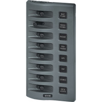 Blue Sea 4309 WeatherDeck 12V DC Waterproof Switch Panel - 8 Position Blue Sea 4309 WeatherDeck 12V DC Waterproof Switch Panel - 8 Position