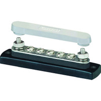 Blue Sea 2314 MiniBus 100 Ampere Common BusBar 5 x 8-32 Screw Terminal with Cover Blue Sea 2314 MiniBus 100 Ampere Common BusBar 5 x 8-32 Screw Terminal with Cover