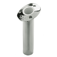 TACO Marine  Aluminum 10º Rod Holder w/ Round Flange for 5-1/2