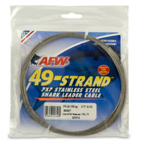 American Fishing Wire 49 Strand Bright 30 ft Test: 275 American Fishing Wire 49 Strand Bright 30 ft Test: 275