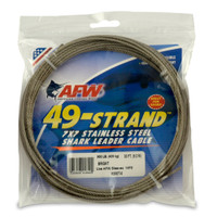 American Fishing Wire 49 Strand Bright 30 ft Test: 900 American Fishing Wire 49 Strand Bright 30 ft Test: 900