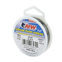 American Fishing Wire Surflon Micro Supreme 5 Meters Black Test: 13 American Fishing Wire Surflon Micro Supreme 5 Meters Black Test: 13