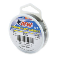 American Fishing Wire Surflon Micro Supreme 5 Meters Black Test: 40 American Fishing Wire Surflon Micro Supreme 5 Meters Black Test: 40