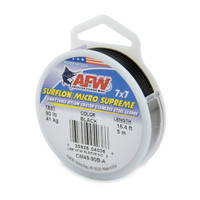 American Fishing Wire Surflon Micro Supreme 5 Meters Black Test: 90 American Fishing Wire Surflon Micro Supreme 5 Meters Black Test: 90