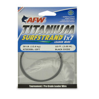 American Fishing Wire Titanium Surfstrand 10ft Test:30 American Fishing Wire Titanium Surfstrand 10ft Test:30