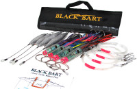 Black Bart Wahoo Rigged Lure Pack Heavy Single Hooks Black Bart Wahoo Rigged Lure Pack Heavy Single Hooks