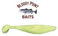 Bloody Point Shads 6 inch Chartreuse 200 Pack