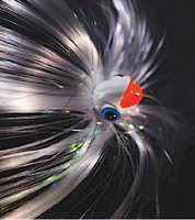 Bloody Pt Baits Chomper 7oz Pink/Chart Hair/Chart Head