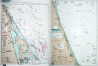 Nearshore 20 - 30 miles off. Chart is 19 x 26 inches, double sided, and laminated. Florida coastline
Side A: Ponce de Leon Inlet to Cape Canaveral and side B: Cape Canaveral to Winter Beach, FL and Bethel Shoal. All charts include wrecks, reefs, shoals, fishing areas, amenities and restrictions. Please refer to our nearshore, offshore and ICW booklets. Nearshore 20 - 30 miles off. Chart is 19 x 26 inches, double sided, and laminated. Florida coastline
Side A: Ponce de Leon Inlet to Cape Canaveral and side B: Cape Canaveral to Winter Beach, FL and Bethel Shoal. All charts include wrecks, reefs, shoals, fishing areas, amenities and restrictions. Please refer to our nearshore, offshore and ICW booklets.