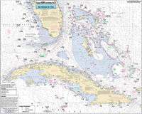 Captain Segull Chart - Offshore Florida to the Bahamas & Cuba