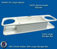 SeaLux Marine Boat White Jumbo Cup Drink Holder fit YETI 30 oz