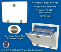 Deep Blue Marine Tilt Out - Double Horizontal White Locking - 2-4 weeks lead time Deep Blue Marine Tilt Out - Double Horizontal White Locking - 2-4 weeks lead time