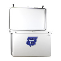Icey-Tek 1100 Quart Rotomold Ice Chest/Cooler with Runners - White - The  Warming Store