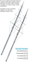 Rupp Marine Bigg Rigg Four Spreader 45 ft to 47ft Rupp Marine Bigg Rigg Four Spreader 45 ft to 47ft