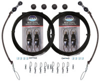 Rupp Marine Black Mono Double Rigging Kit w/ NOK-OUT Releases - Pair Rupp Marine Black Mono Double Rigging Kit w/ NOK-OUT Releases - Pair